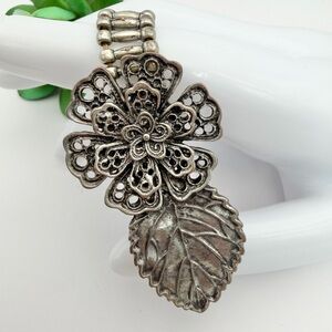 VINTAGE DOUBLE FLOWER RING